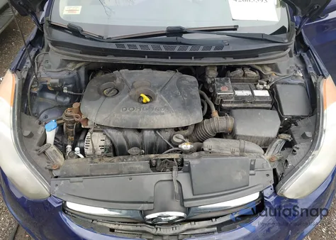 2013 Hyundai Elantra Gls from USA, damaged, VIN 5NPDH4AE9DH307204